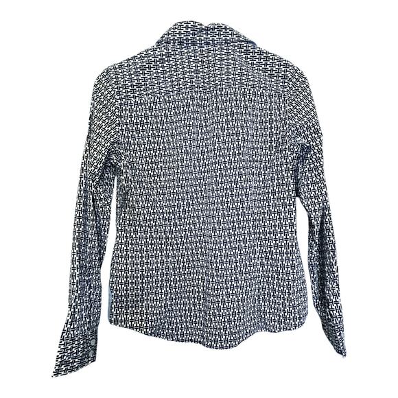 TOMMY HILFIGER Button Down Shirt Cotton Collared Long Sleeves Medium EUC - Picture 2 of 9